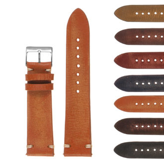 Ks4.3 Gallery Distressed Leather Strap In Tan