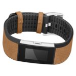 Fb.r26.2 Front Leather Strap Fits Fibit Charge 2 In Brown