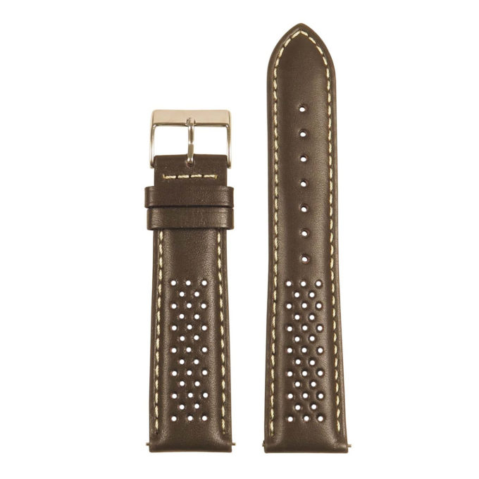St22.2.22 Up Brown Perforated Rally Strap