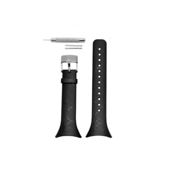 Su.r15.1 Main Black Silicone Rubber Replacement Watch Band Strap For Suunto M Series Women