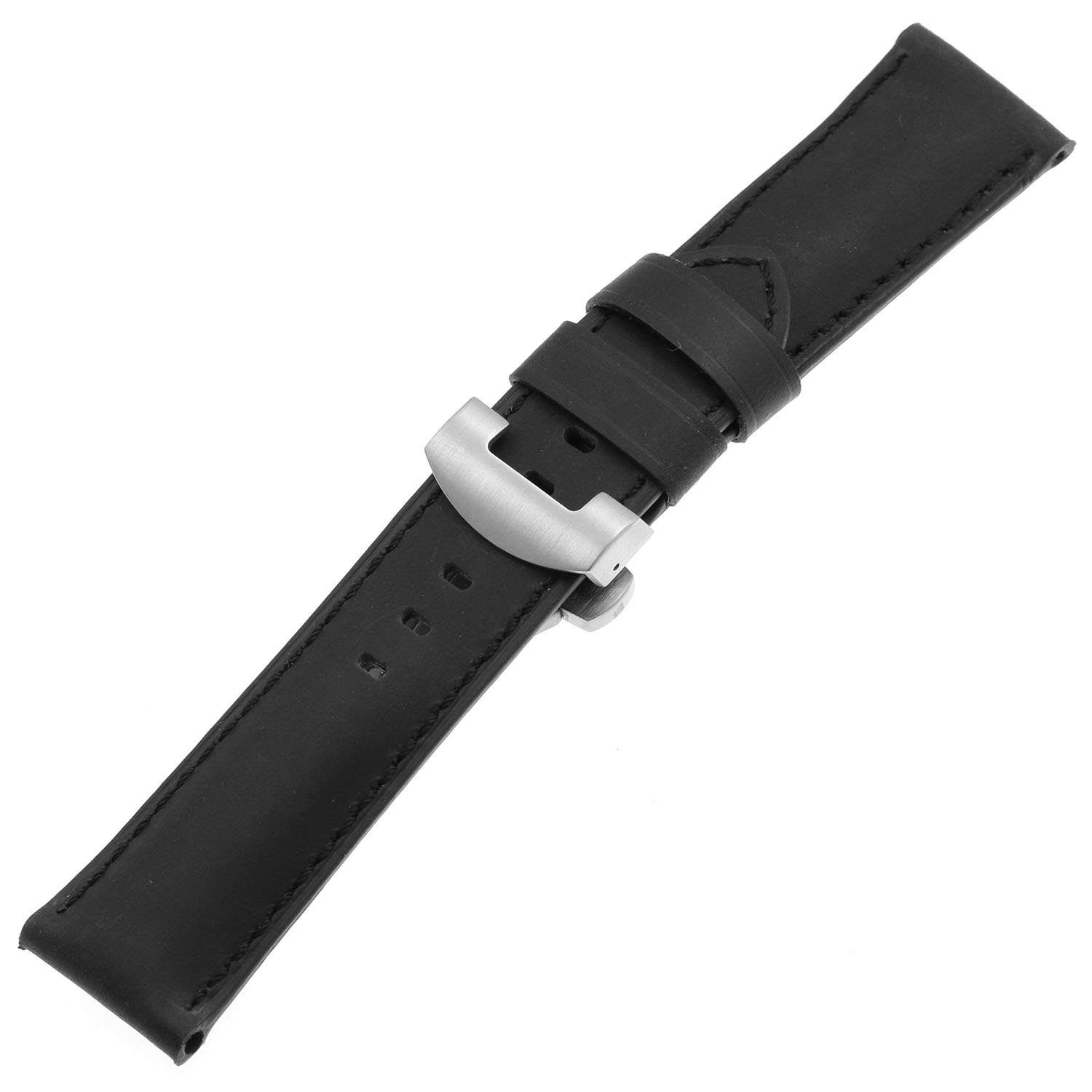 deployant clasp leather strap