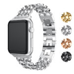 A.m19.ss Gallery Silver StrapsCo Stainless Steel Link Watch Bracelet Band Strap For Apple Watch Series 1234 38mm 40mm 42mm 44mm