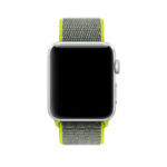 A.ny3.11a.7 Front Neon Green & Grey StrapsCo Woven Nylon Watch Band Strap For Apple Watch Series 123 38mm 42mm