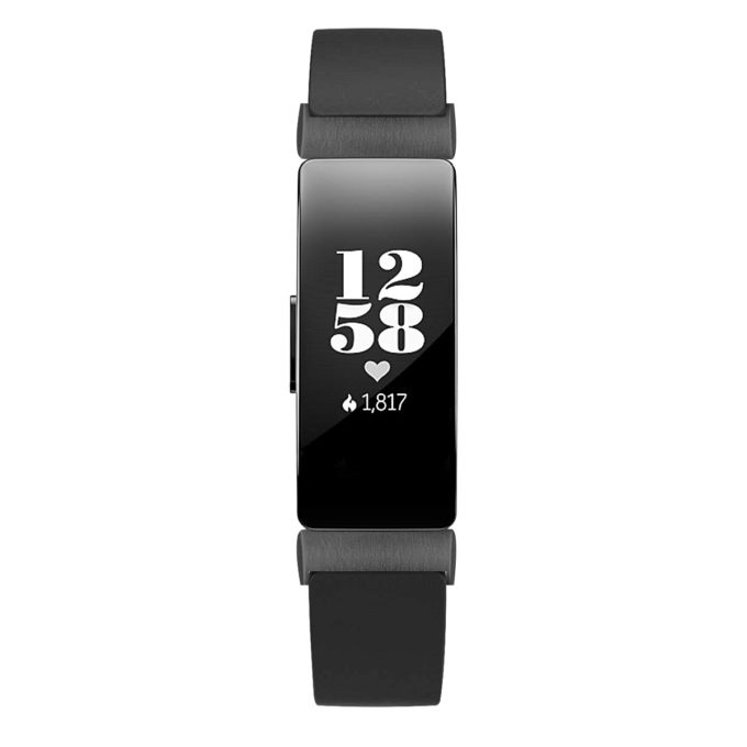 Fb.l31.1.mb Up Black With Black Buckle StrapsCo Double Wrap Around Leather Watch Band Strap With Black Buckle For Fitbit Inspire & Inspire HR