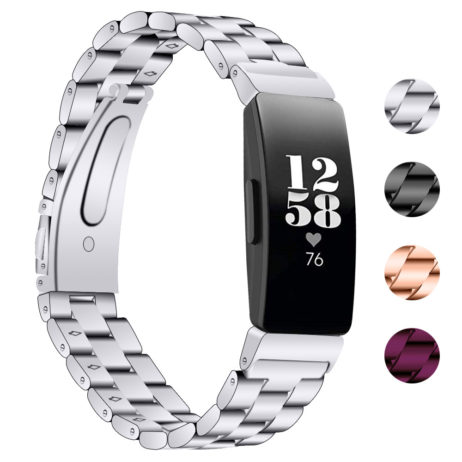 silver fitbit strap