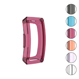 Fb.pc10.6 Gallery Purple Sangria StrapsCo Silicone Protective Case For Fitbit Inspire & Inspire HR