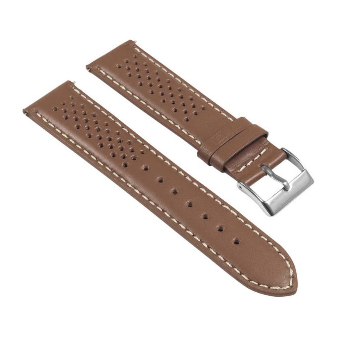 St22.3.22 Angle Tan Perforated Rally Strap