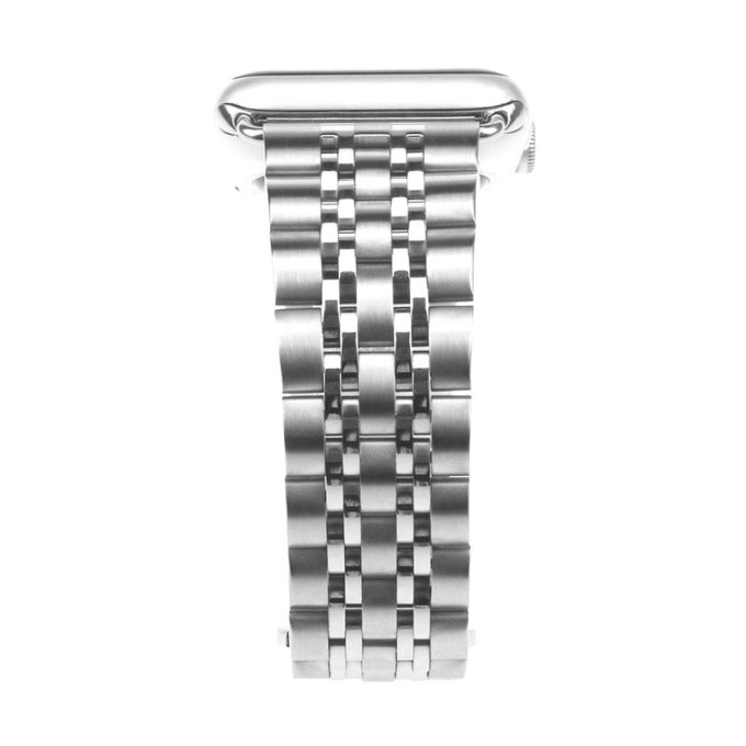A.m4.ss Alt Silver StrapsCo Stainless Steel Link Watch Band Strap For Apple Watch Series 1234 38mm 40mm 42mm 44mm