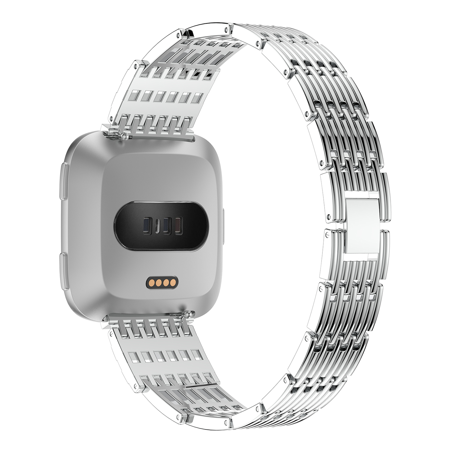 Bracelets scintillants en strass pour Fitbit Versa 2, en métal, en
