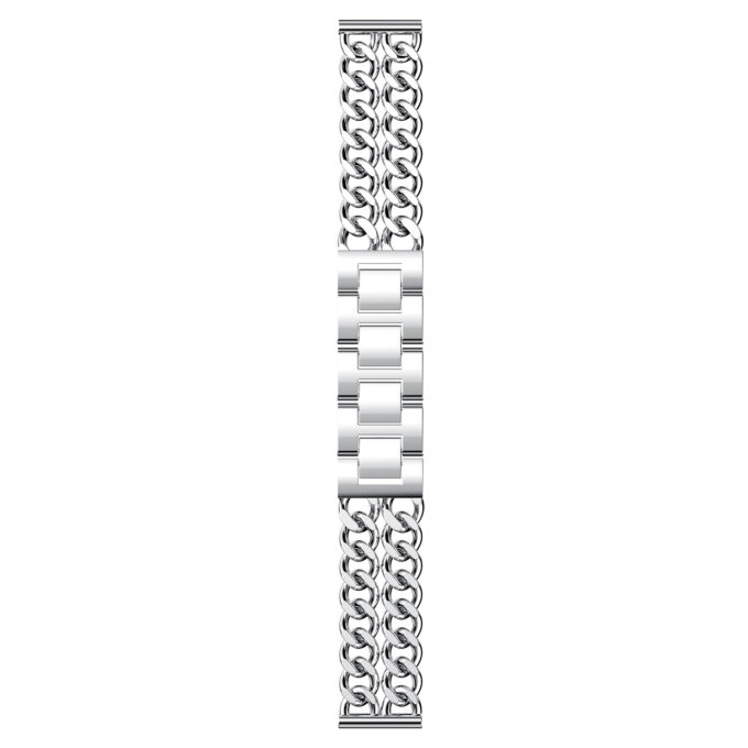 Fb.m86.ss Up Silver StrapsCo Alloy Chain Link Watch Bracelet Band Strap For Fitbit Versa