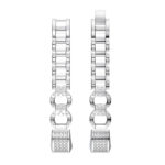 Fb.m89.ss Up Silver StrapsCo Alloy Watch Bracelet Band Strap With Rhinestones For Fitbit Alta & Alta HR