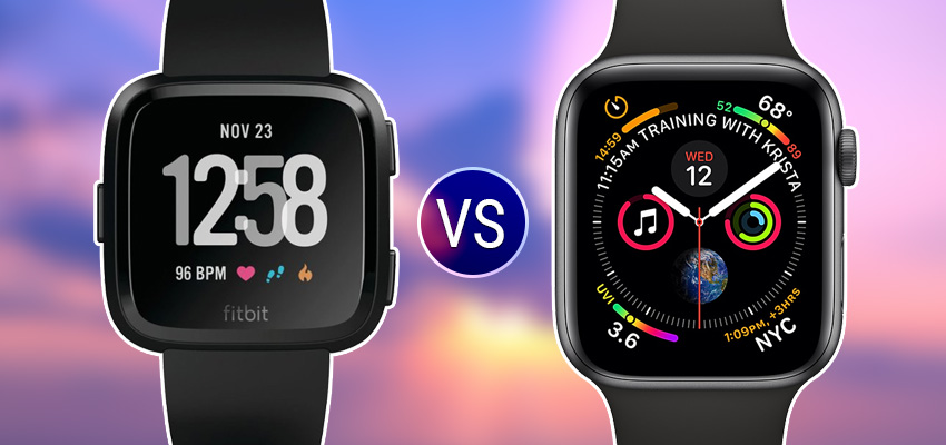 fit versa 2 vs apple watch