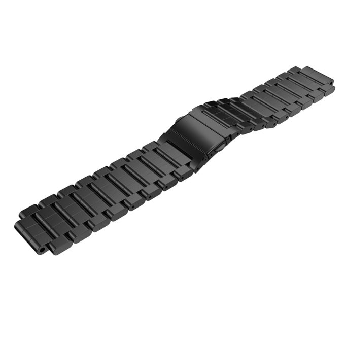 G.m17.mb Alt Black StrapsCo Stainless Steel Link Watch Band Strap For Garmin Vivoactive