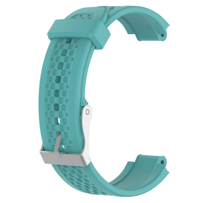 G.r35.11a Back Teal StrapsCo Silicone Rubber Watch Band Strap For Garmin Forerunner 25 (Small Version)