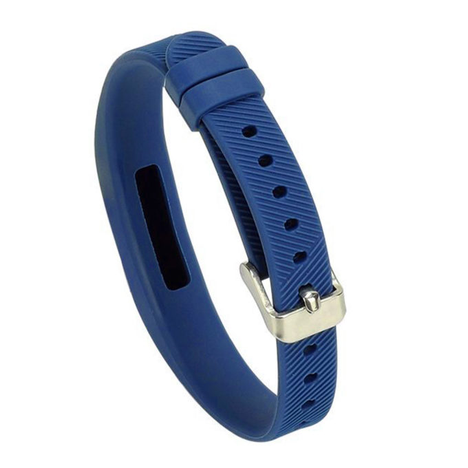 Fb.r7.5 Back Silicone Strap For Fitbit Flex In Blue