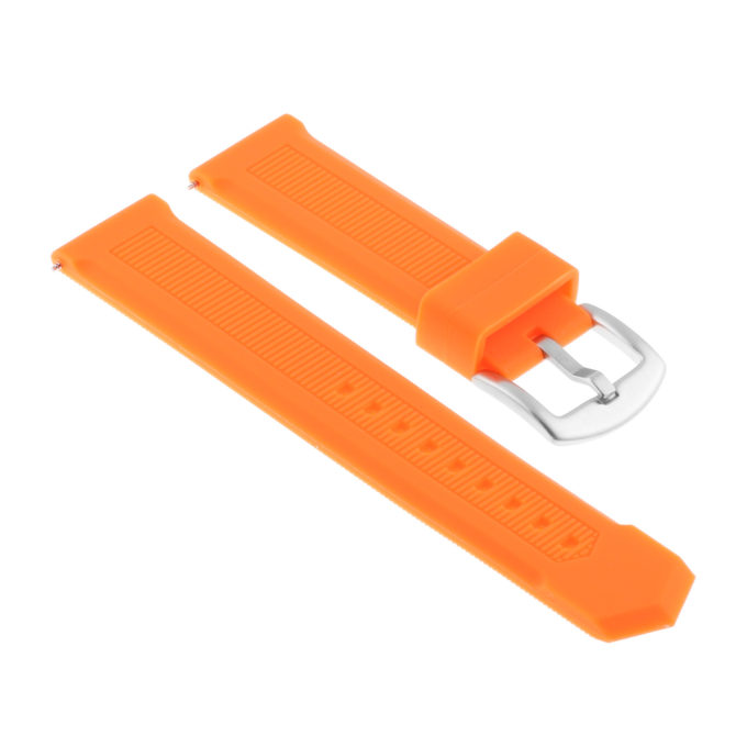R.tag1.12 Angle Orange Strapsco Silicone Rubber Watch Band For Tag Heuer Formula 1