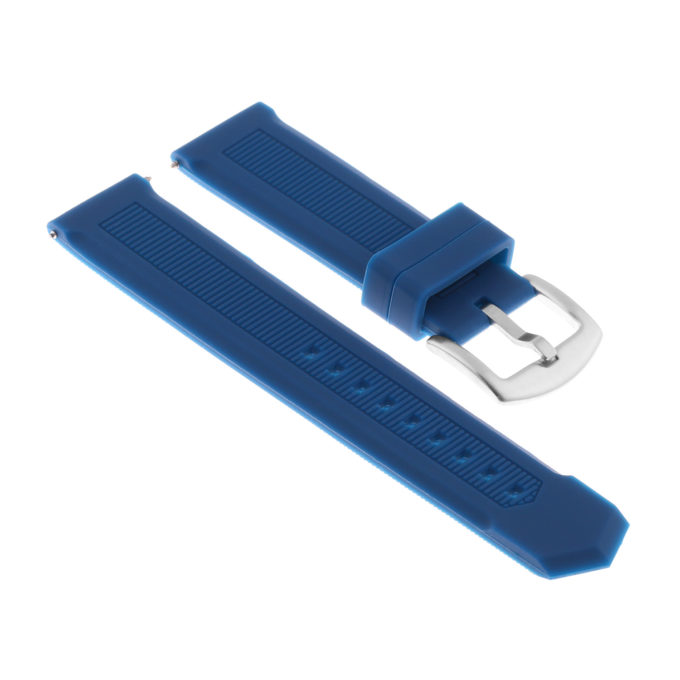 R.tag1.5 Angle Blue Strapsco Silicone Rubber Watch Band For Tag Heuer Formula 1