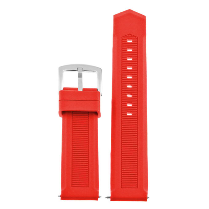 r.tag1.6 Up Red Strapsco Silicone Rubber Watch Band for Tag Heuer Formula 1