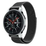 S.m9.mb.22 Main Black StrapsCo Milanese Mesh Watch Band Strap Compatible With Samsung Galaxy Watch, Galaxy Watch Active & Gear