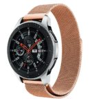 S.m9.rg.22 Main Rose Gold StrapsCo Milanese Mesh Watch Band Strap Compatible With Samsung Galaxy Watch, Galaxy Watch Active & Gear