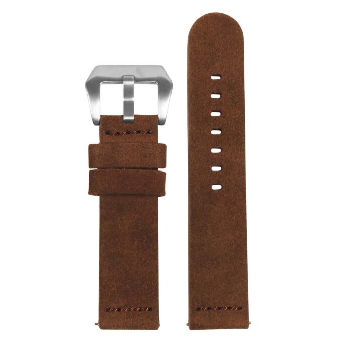 St29.2 Up Brown Heavy Duty Suede Watch Strap