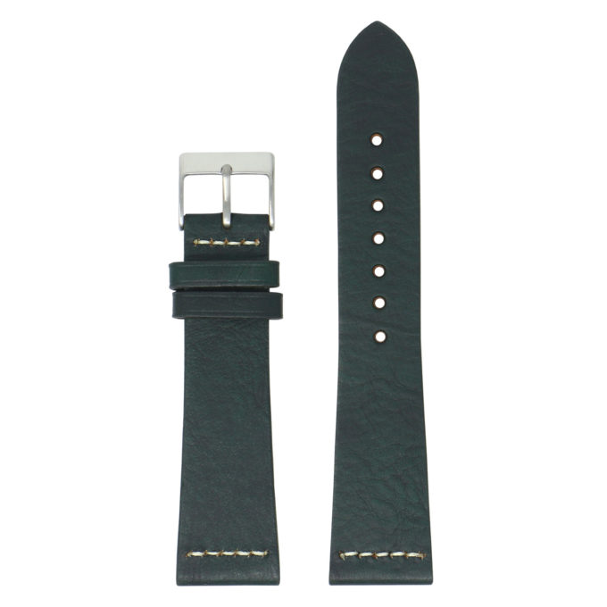 DASSARI Up Dark Emerald Kingwood III Premium Vintage Leather Watch Band Strap