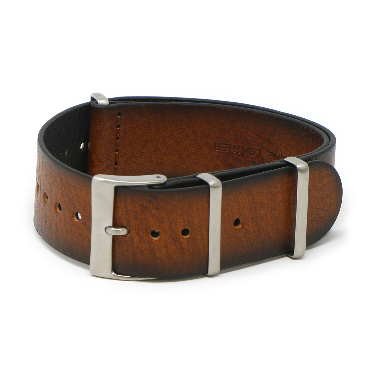 Woodland II Vintage Leather One-Piece Strap By DASSARI | StrapsCo