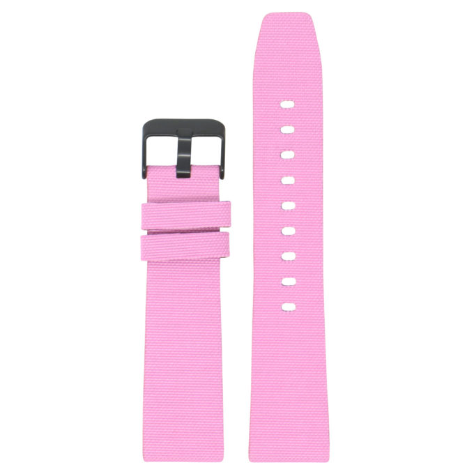 Fb.ny12.13.mb Pink Up StrapsCo Nylon Watch Band Strap For Black Fitbit Versa Versa 2 Lite