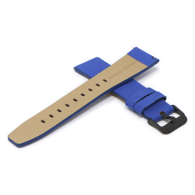 Fb.ny12.5a.mb Blue Cross StrapsCo Nylon Watch Band Strap For Black Fitbit Versa Versa 2 Lite