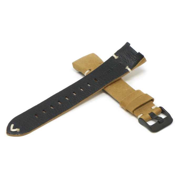 Fb.l18.17.mb Cross Camel StrapsCo Vintage Hand Stitched Leather Watch Band Strap For Fitbit Charge 3