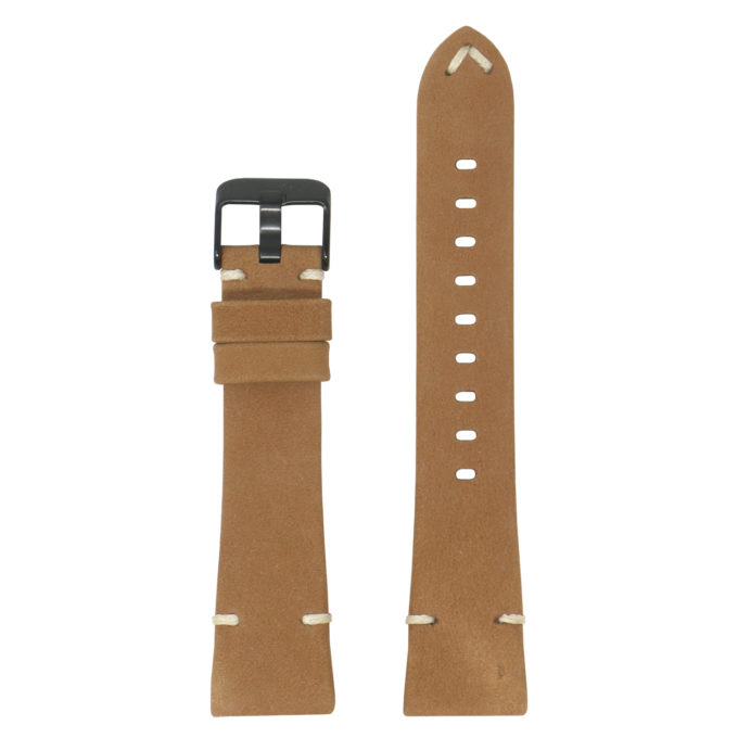 Fb.l18.3.mb Main Tan StrapsCo Vintage Hand Stitched Leather Watch Band Strap For Fitbit Charge 3