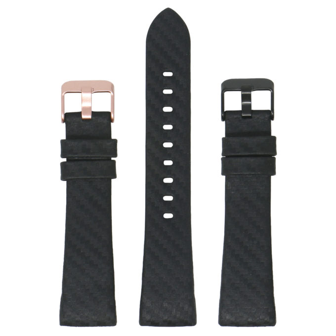 Fb.l20 All Colors StrapsCo Carbon Fiber Embossed Leather Watch Band Strap For Fitbit Charge 3