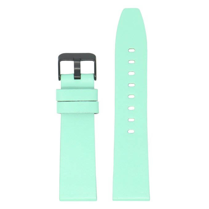 Fb.l22.11.mb Main Mint (Black Buckle) StrapsCo Smooth Leather Watch Band Strap For Fitbit Versa 2 Lite