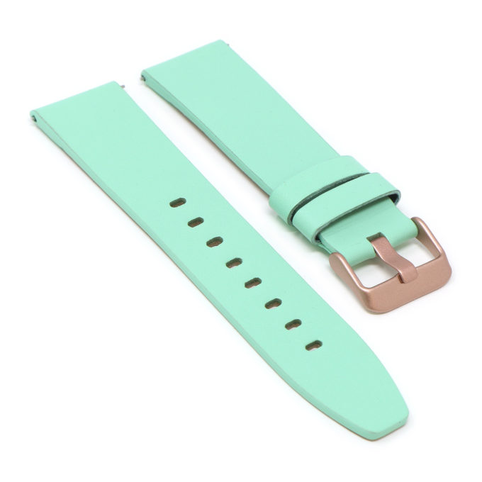 Fb.l22.11.rg Angle Mint (Rose Gold Buckle) StrapsCo Smooth Leather Watch Band Strap For Fitbit Versa 2 Lite
