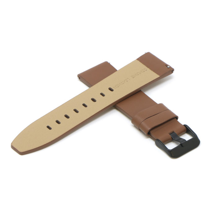 Fb.l22.3.mb Cross Tan (Black Buckle) StrapsCo Smooth Leather Watch Band Strap For Fitbit Versa 2 Lite