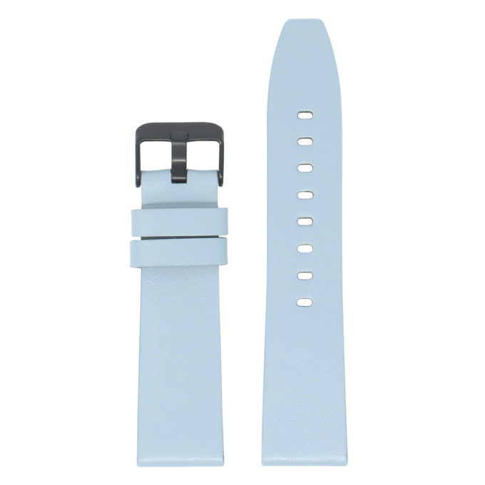 Fb.l22.5a.mb Main Cloud Blue (Black Buckle) StrapsCo Smooth Leather Watch Band Strap For Fitbit Versa 2 Lite