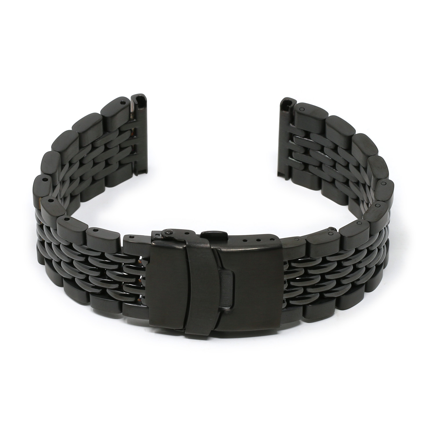 Black Beads of Rice Watch Band