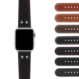 Ax.ds15 Gallery Dassari Leather Strap Apple Watch
