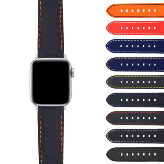 Ax.pu1 Gallery Rubber Divers Strap Apple Watch
