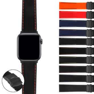 Ax.pu12.mb Gallery Silcone Rubber Strap Apple Watch