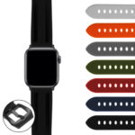 Ax.r.pn1.mb Gallery Silicone Rubber Strap Apple Watch