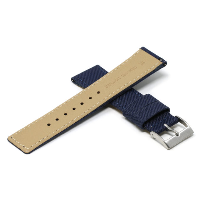 Ny1.5.5 Cross Navy Blue DASSARI Nylon Quick Release Watch Band Strap