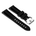 R.pn1.1 Silicone Rubber Strap In Black Apple Watch
