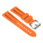 R.pn1.12a Silicone Rubber Strap In Tangerine Apple Watch