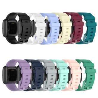 Fb.r48 All Colour StrapsCo Silicone Rubber Watch Band Strap For Fitbit Versa