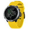 G.r51.10 Main Yellow StrapsCo Silicone Rubber Watch Band Strap For Garmin Vivomove, Vivoactive & Forerunner