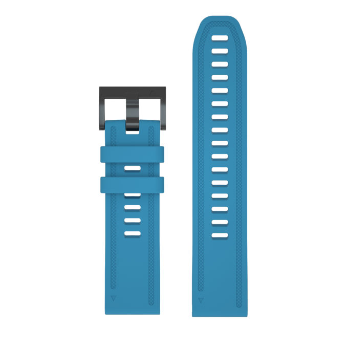 G.r52.5 Up Blue StrapsCo QuickFit 20 Silicone Rubber Watch Band Strap For Garmin Fenix 6S