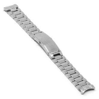 M.om5.ss Angle Silver StrapsCo Replacement Watch Band Strap Bracelet For Omega Speedmaster Professional