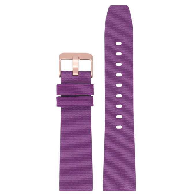 Fb.ny12.18.rg Up Purple (Rose Gold Buckle) StrapsCo Nylon Watch Band Strap For Fitbit Versa Versa 2 Lite