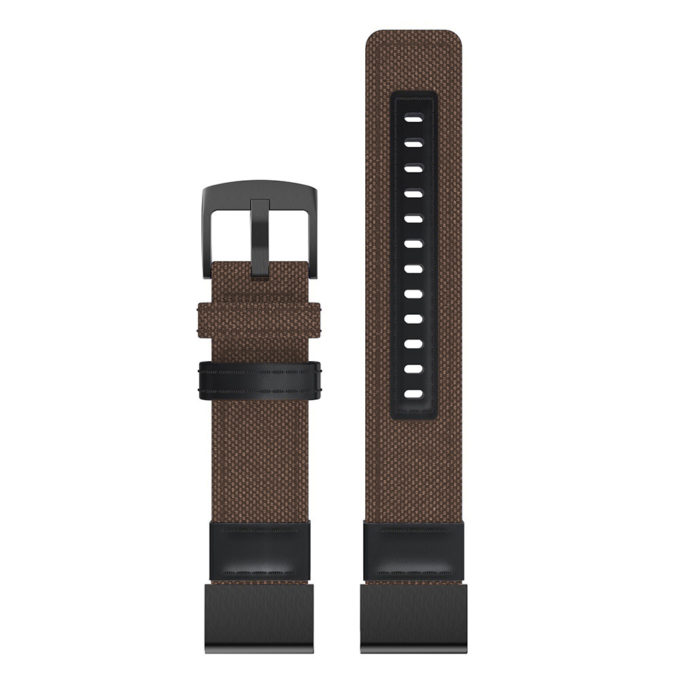 G.ny2.2 Up Brown StrapsCo QuickFit 22 Canvas Watch Band Strap For Garmin Fenix 5